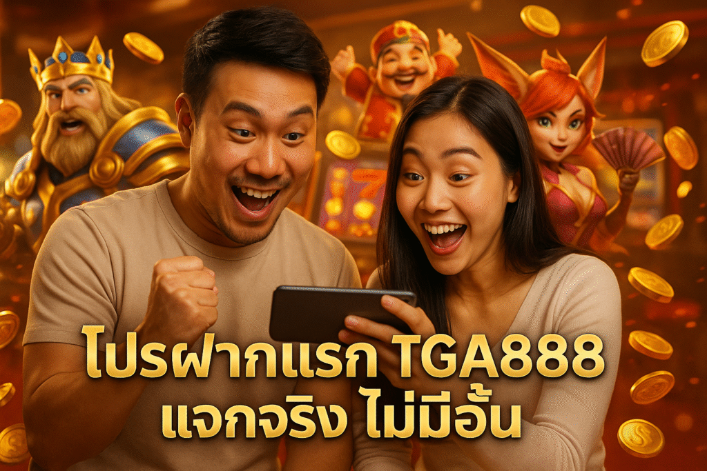 โปรฝากแรก TGA888 แจกจริง ไม่มีอั้น