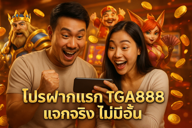 โปรฝากแรก TGA888 แจกจริง ไม่มีอั้น