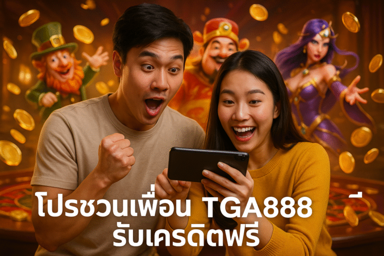 โปรชวนเพื่อน TGA888 รับเครดิตฟรี