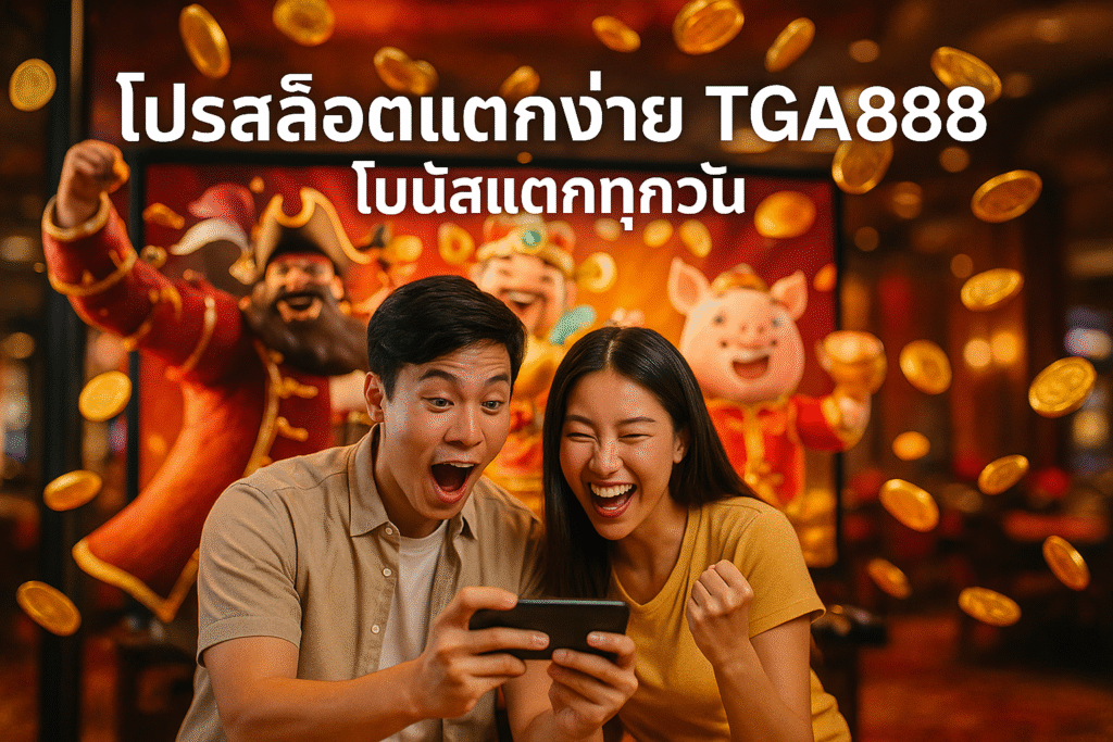 โปรสล็อตแตกง่าย TGA888 โบนัสแตกทุกวัน