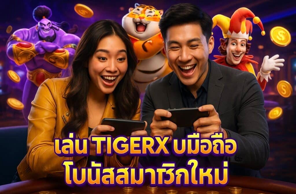 เล่น TIGERX บนมือถือ โบนัสสมาชิกใหม่